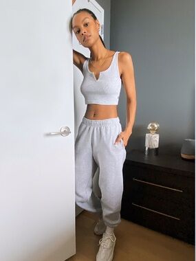 Ribbed TNA Tank Crop Top